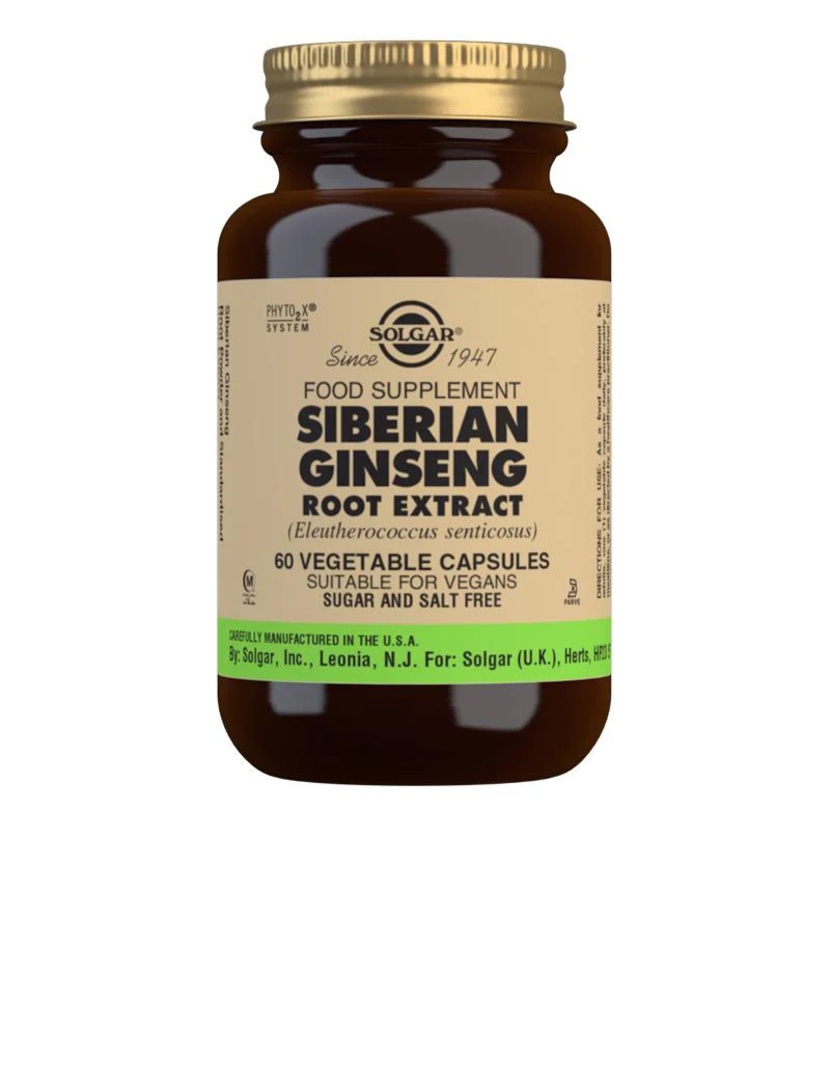 Solgar Siberian Ginseng Root Extract 60 vegecaps image 0